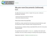 Screenshot for https://documentsdelivered.com
