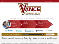 Vance Insurance Group, LLC website screenshot