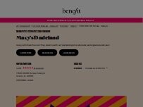 Website Screenshot Benefit Cosmetics BrowBar