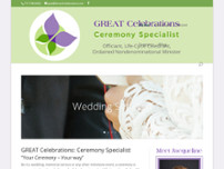 GREAT Celebrations: Ceremony Specialist website screenshot