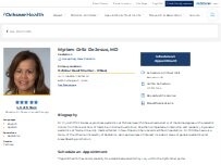 Website Screenshot Myriam Ortiz De Jesus, MD