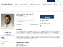 Website Screenshot James Wooldridge Jr., MD