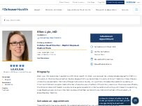 Website Screenshot Ellen Lyle, MD
