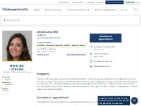 Website Screenshot Anna Lara, MD