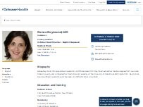 Website Screenshot Renee Reymond, MD