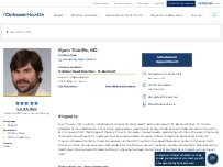 Website Screenshot Ryan Truxillo, MD