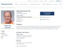 Website Screenshot Michael Marcello, MD