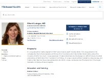 Website Screenshot Sherri Longo, MD