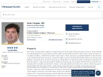 Website Screenshot Juan Vargas, MD