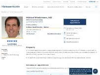 Website Screenshot Michael Wiedemann, MD