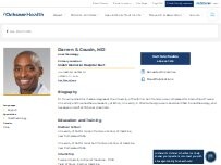 Website Screenshot Darren S. Cousin, MD