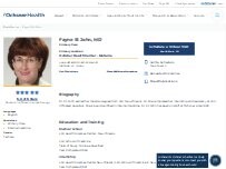 Website Screenshot Fayne St John, MD