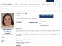 Website Screenshot Judy Moreau, DO