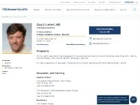 Website Screenshot Guy J. Lefort, MD