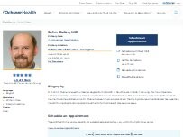 Website Screenshot John Oubre, MD