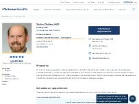 Website Screenshot John Oubre, MD