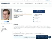 Website Screenshot Ryan Lee, MD