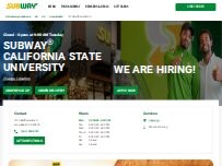 Website Screenshot Subway