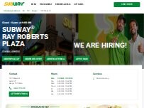 Website Screenshot Subway