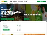 Website Screenshot Subway