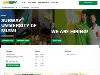 Website Screenshot Subway