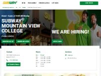 Website Screenshot Subway