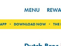 Website Screenshot Dutch Bros Coffee