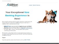 Website Screenshot Addition Financial Credit Union