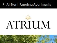 Website Screenshot Atrium Apartments
