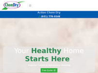 Action Chem-Dry II website screenshot