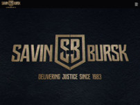 Law Oﬃces of Savin & Bursk website screenshot