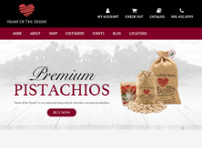 Heart of the Desert Pistachios & Wines website screenshot