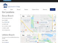 Equity Insurance Group website screenshot
