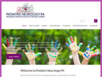 Pediatric Neurology website screenshot