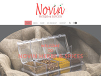 novin herbs and spices website screenshot