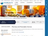 Website Screenshot Denver Health Pharmacy at Outpatient Medial Center