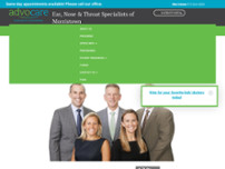 Advocare Ear, Nose and Throat Specialists of Morristown website screenshot