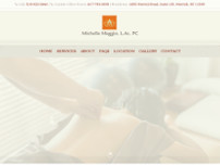 Michelle Maggio, Lac, MS, Acupuncture website screenshot