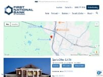 Website Screenshot First National Bank of Tennessee