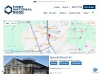 Website Screenshot First National Bank of Tennessee