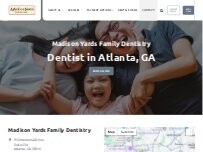 Website Screenshot Madison Yards Family Dentistry
