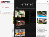 Tuff Shed website screenshot