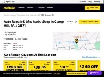 Website Screenshot Meineke Car Care Center