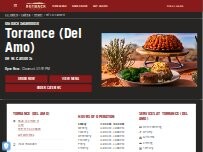 Website Screenshot Outback Steakhouse