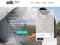 Towing Company Sunrise website screenshot