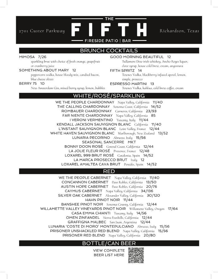 Images The Fifth: Fireside Patio and Bar
