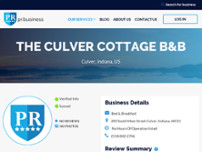 Screenshot for https://pr.business/the-culver-cottage-bandb-culver-indiana