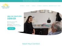 Website Screenshot New Day Dentistry Denver | Dr. Morgan Greve, DDS