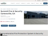 Website Screenshot Summit Fire & Security
