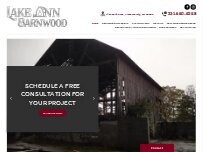 Website Screenshot Lake Ann Barnwood